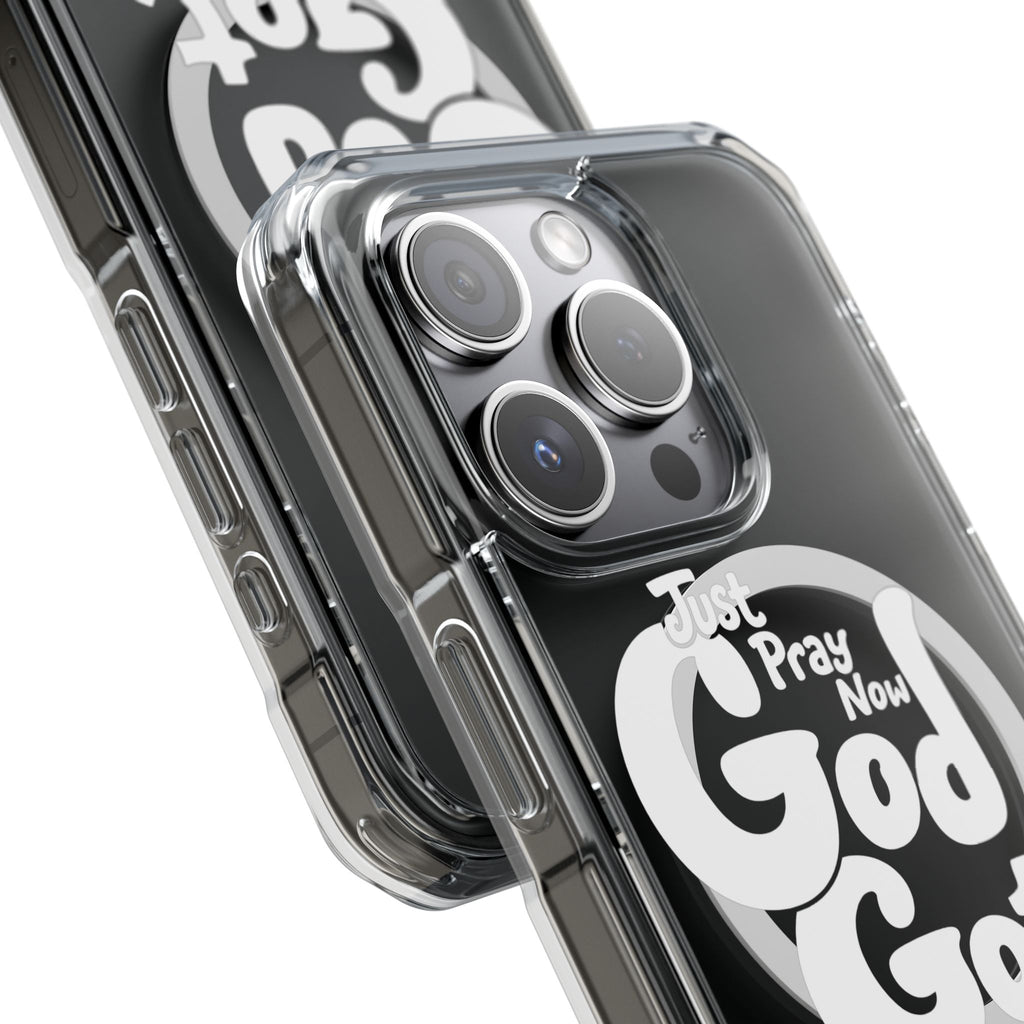 “Just Pray Now, God Got You” Clear Magnetic Impact Case