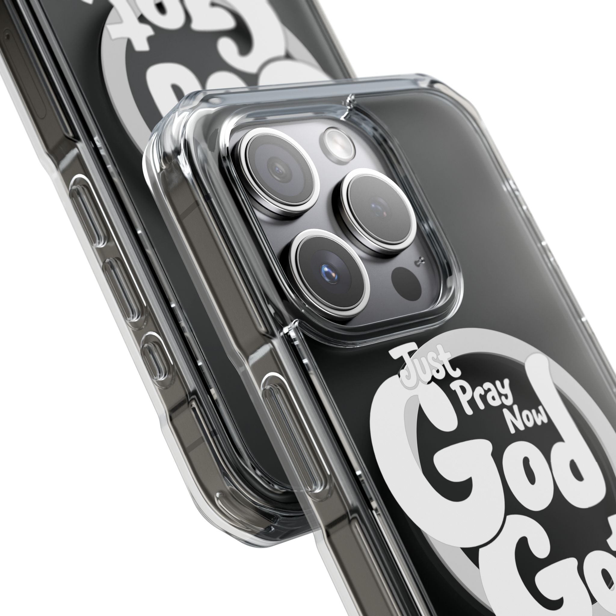 “Just Pray Now, God Got You” Clear Magnetic Impact Case