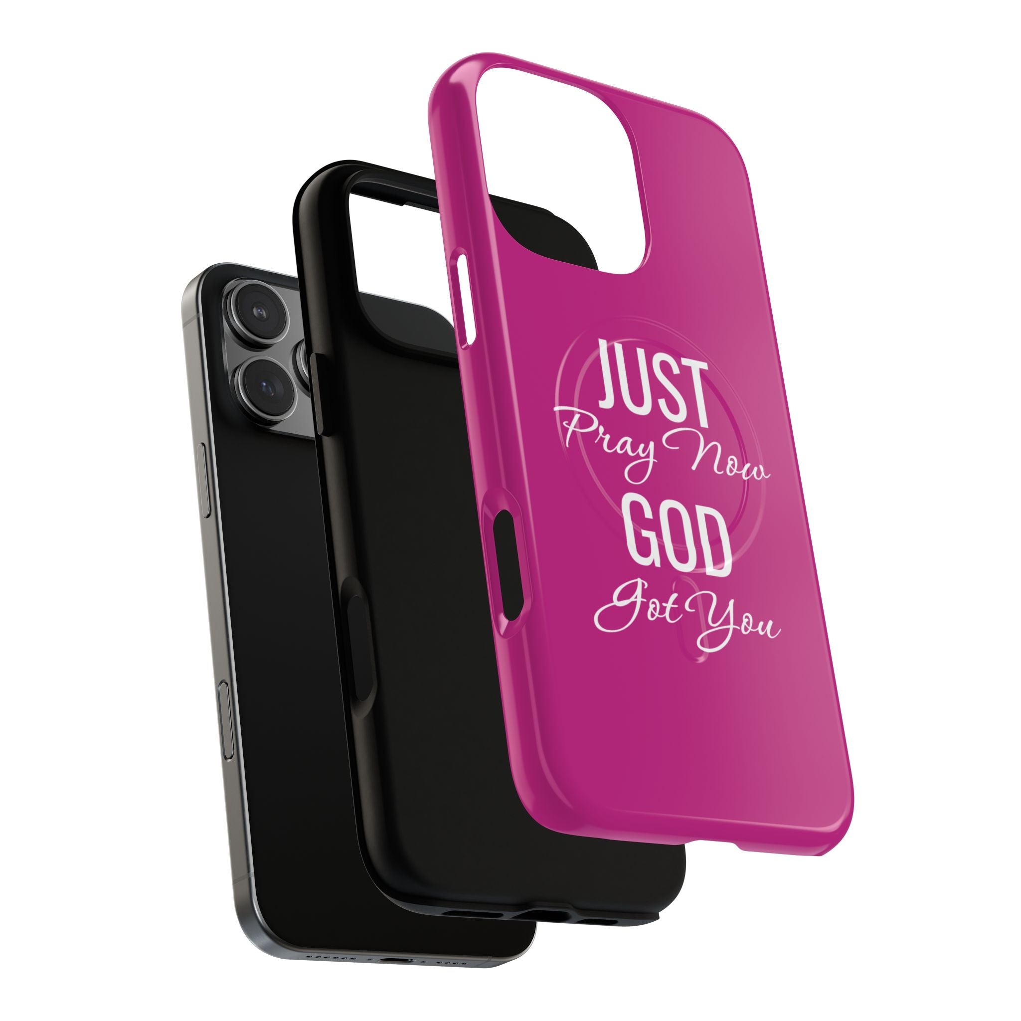 "Just Pray Now God Got You" Tough Magnetic Protective Case