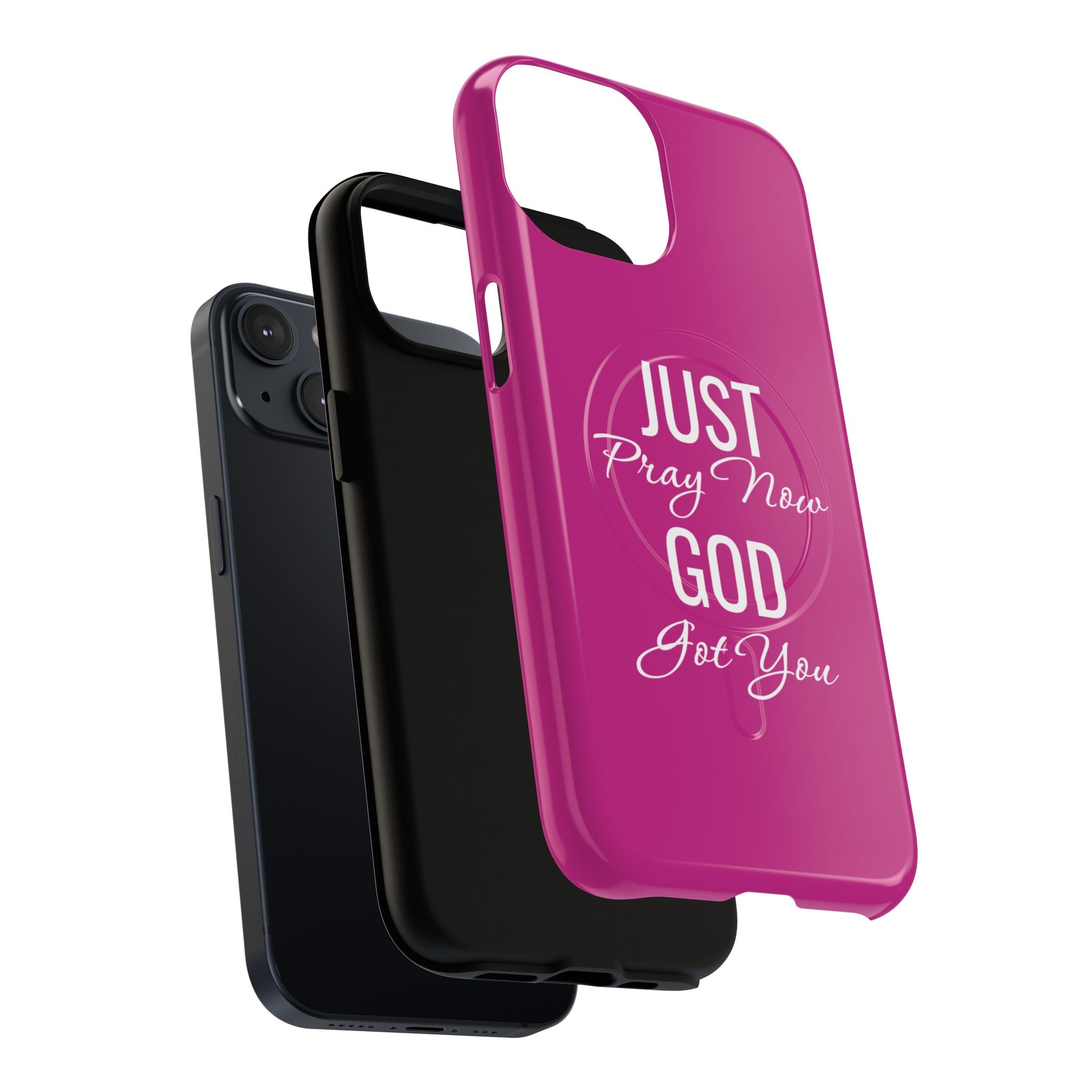 "Just Pray Now God Got You" Tough Magnetic Protective Case