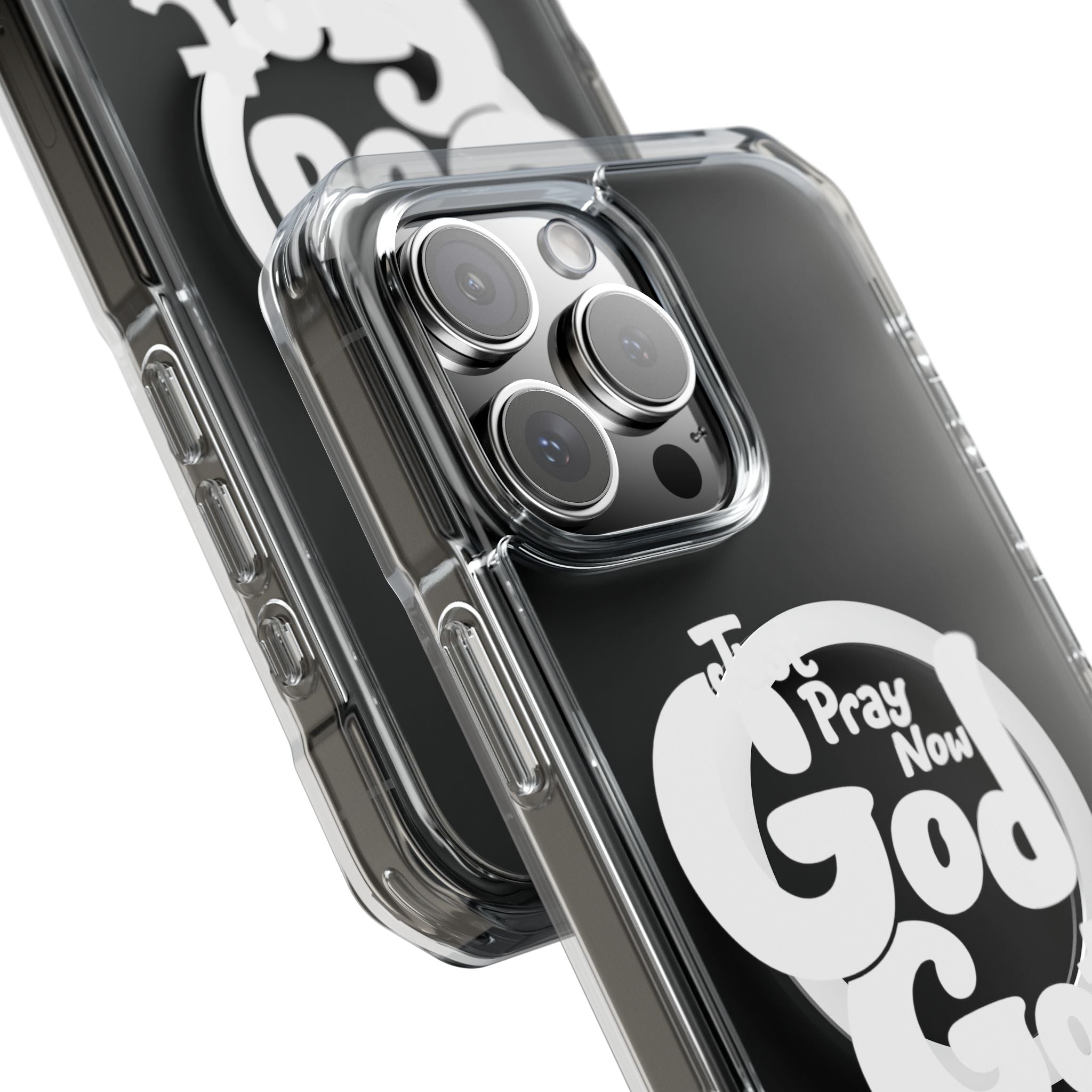 “Just Pray Now, God Got You” Clear Magnetic Impact Case