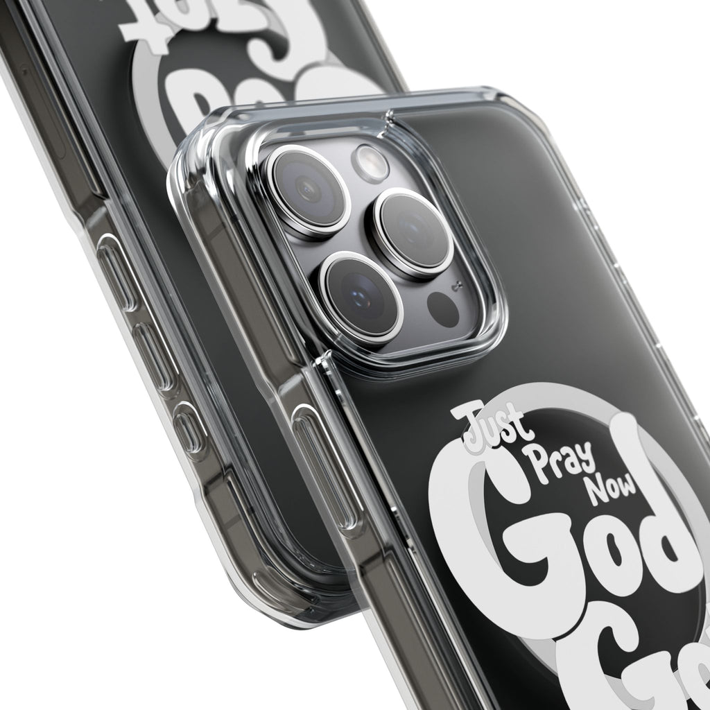 “Just Pray Now, God Got You” Clear Magnetic Impact Case