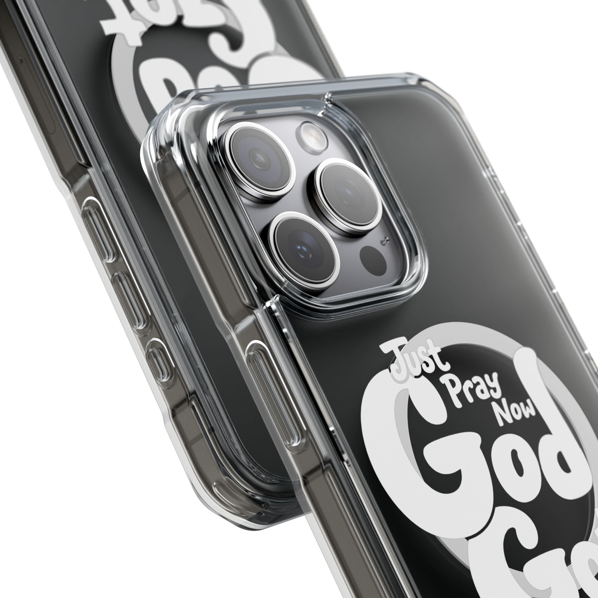 “Just Pray Now, God Got You” Clear Magnetic Impact Case