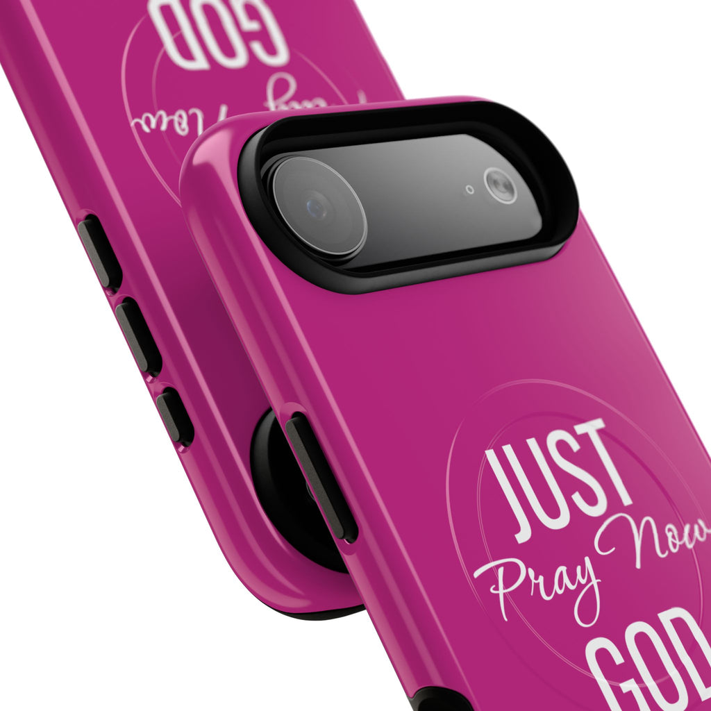 "Just Pray Now God Got You" Tough Magnetic Protective Case