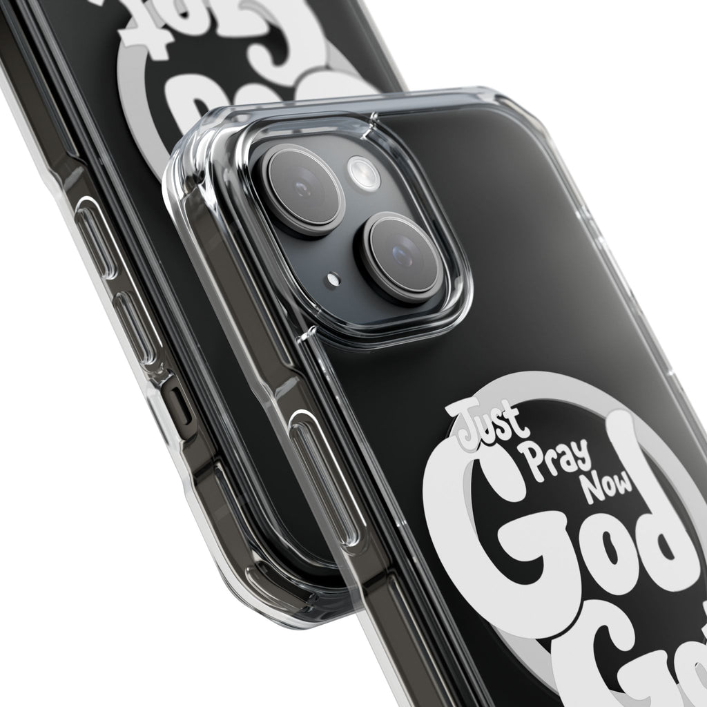 “Just Pray Now, God Got You” Clear Magnetic Impact Case
