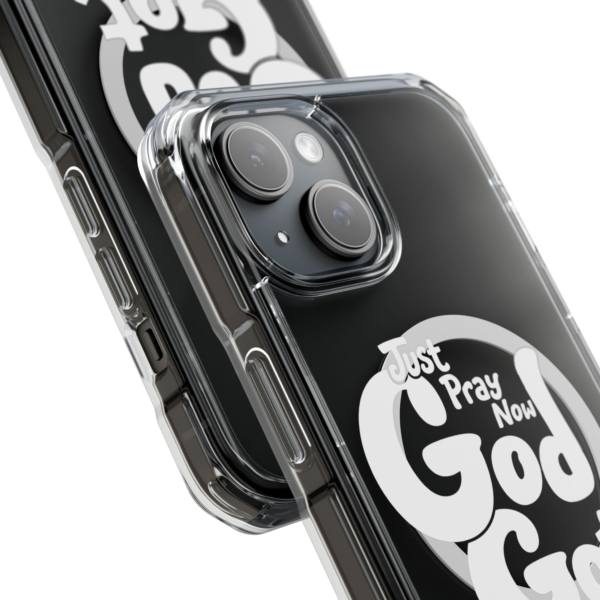 “Just Pray Now, God Got You” Clear Magnetic Impact Case