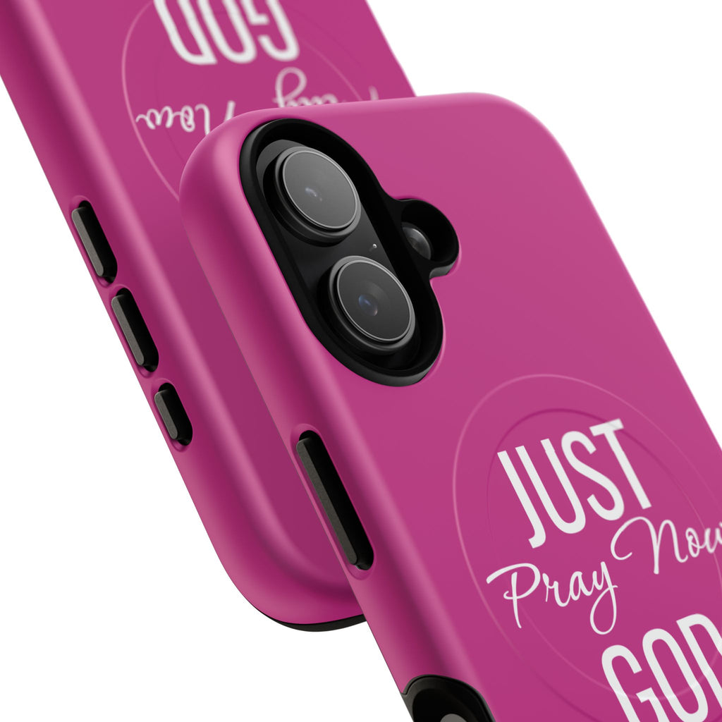 "Just Pray Now God Got You" Tough Magnetic Protective Case