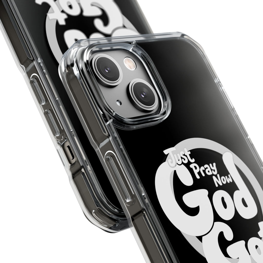 “Just Pray Now, God Got You” Clear Magnetic Impact Case