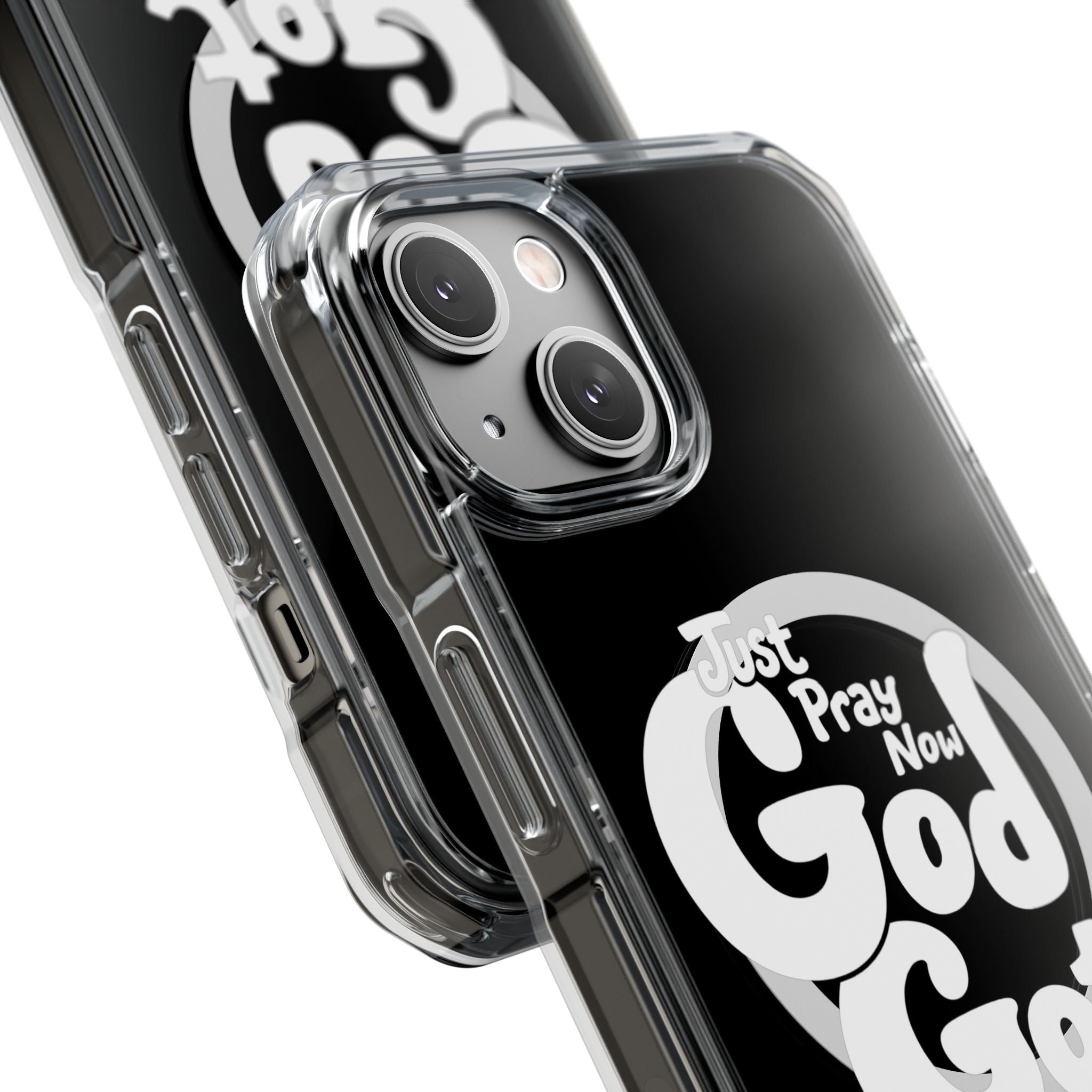 “Just Pray Now, God Got You” Clear Magnetic Impact Case