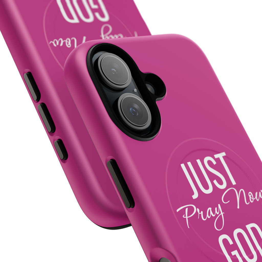 "Just Pray Now God Got You" Tough Magnetic Protective Case