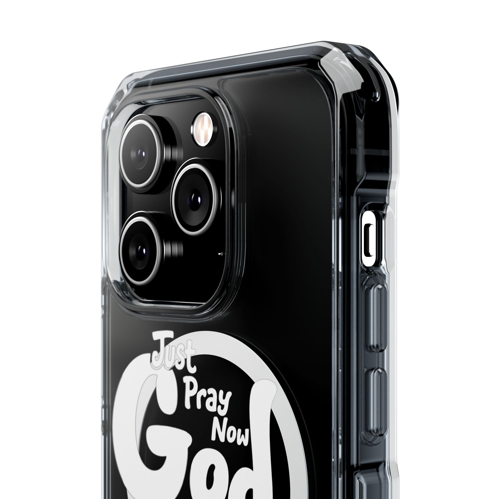 “Just Pray Now, God Got You” Clear Magnetic Impact Case
