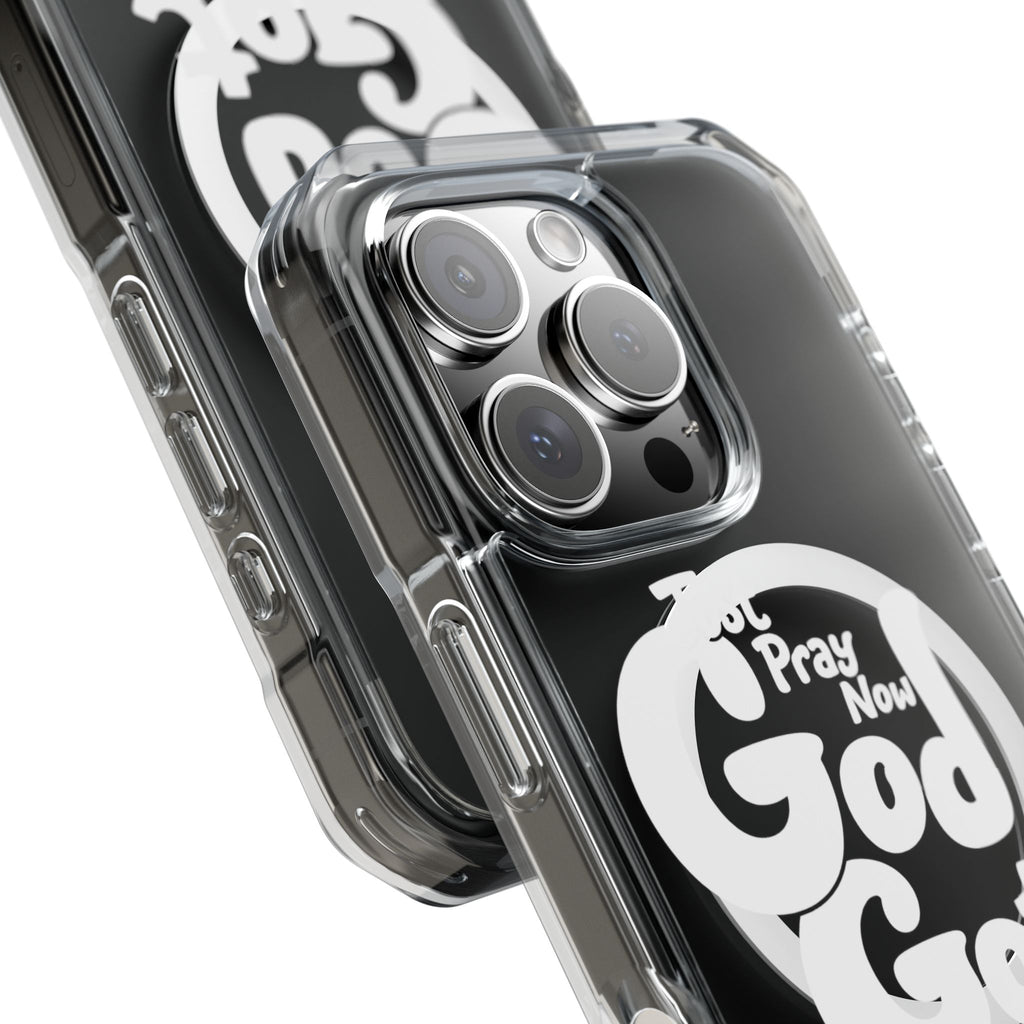 “Just Pray Now, God Got You” Clear Magnetic Impact Case
