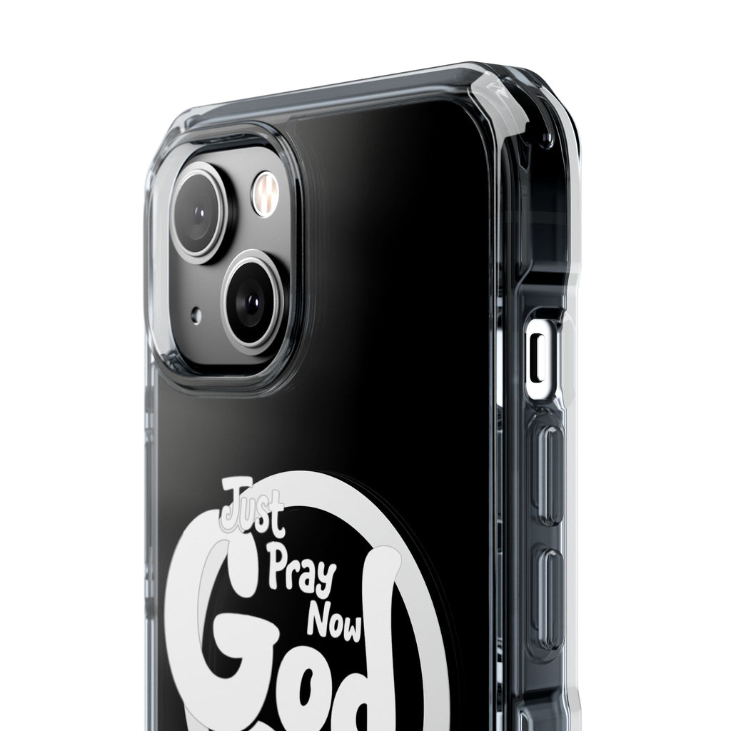 “Just Pray Now, God Got You” Clear Magnetic Impact Case