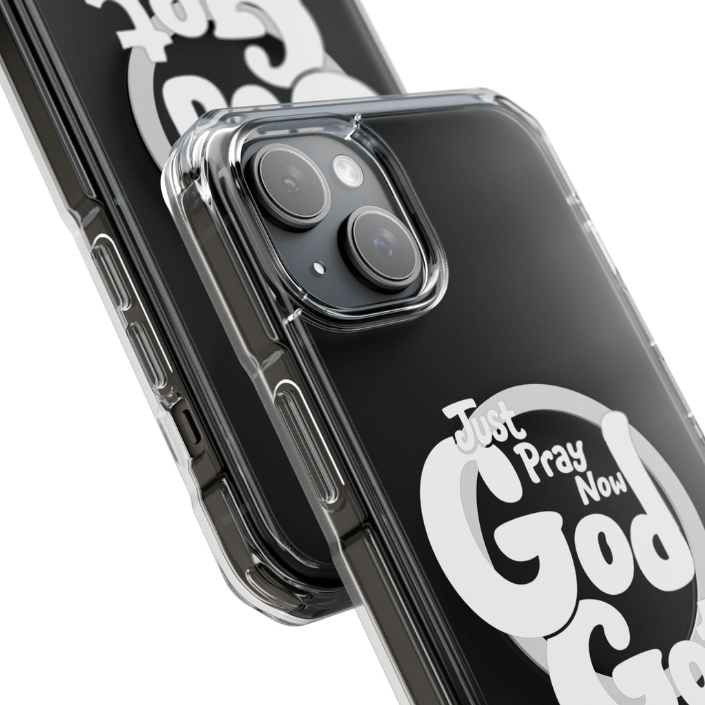 “Just Pray Now, God Got You” Clear Magnetic Impact Case