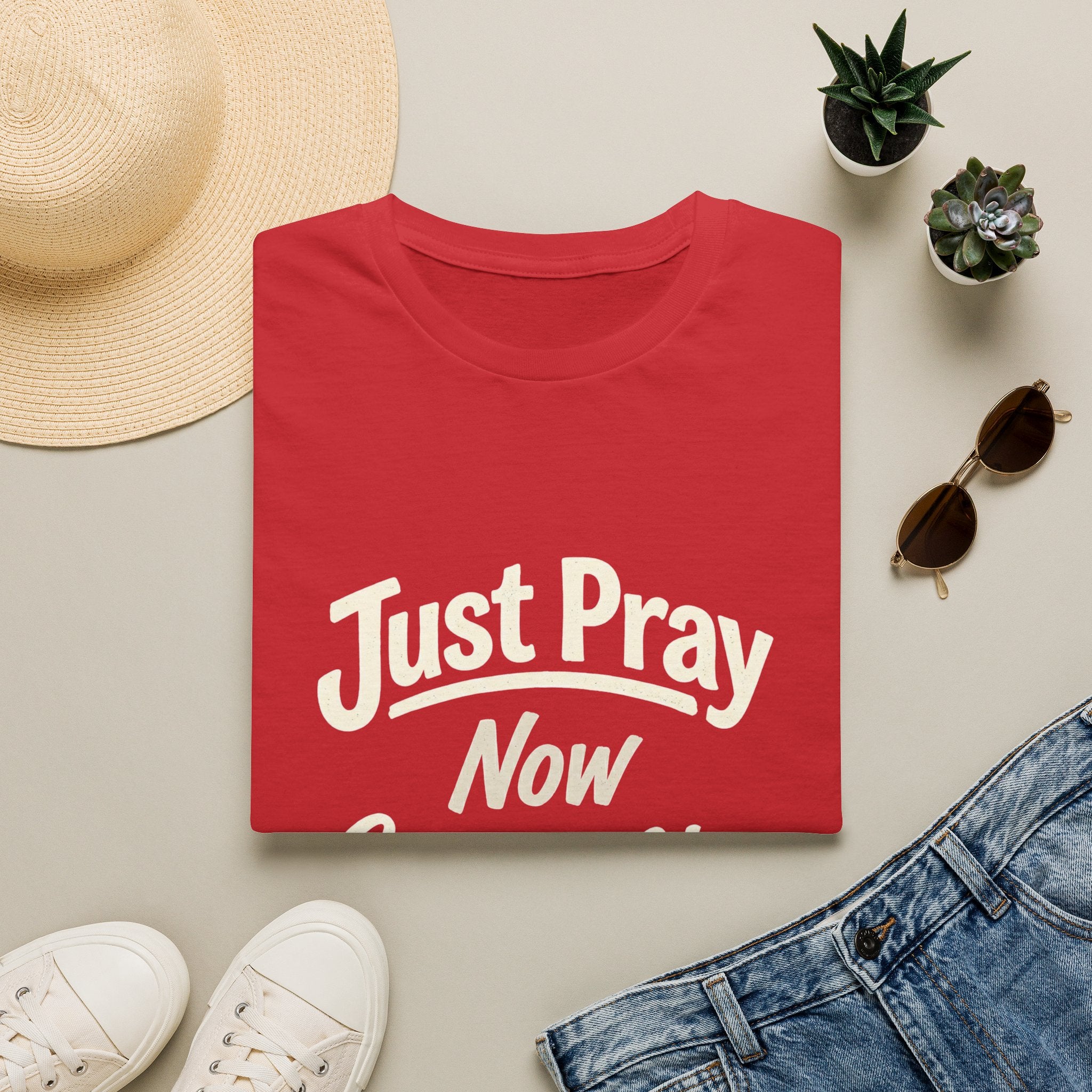 “Just Pray Now God Got You” Inspirational Christian Prayer T-Shirt