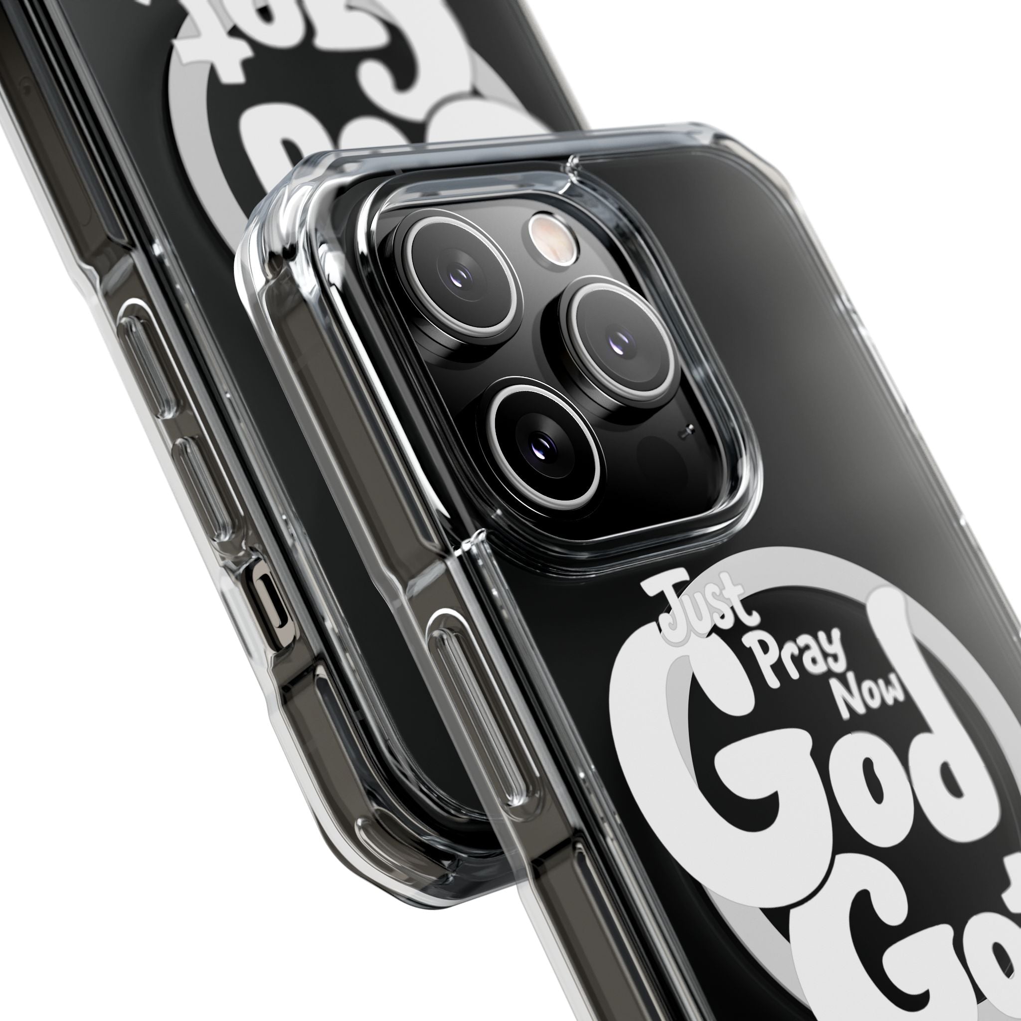 “Just Pray Now, God Got You” Clear Magnetic Impact Case