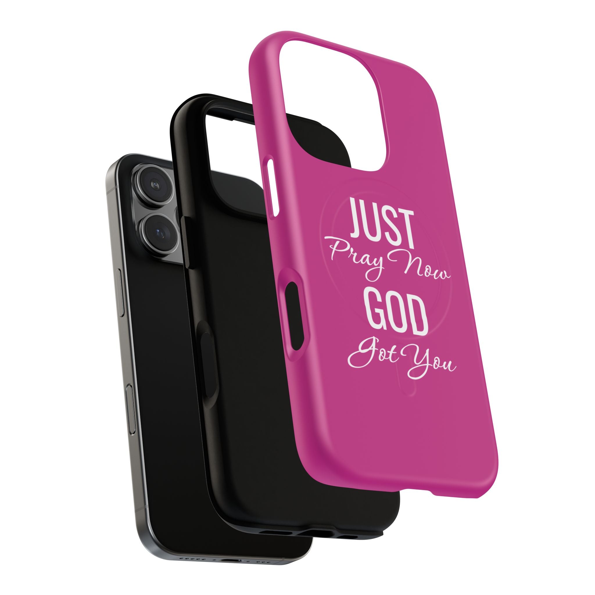 "Just Pray Now God Got You" Tough Magnetic Protective Case