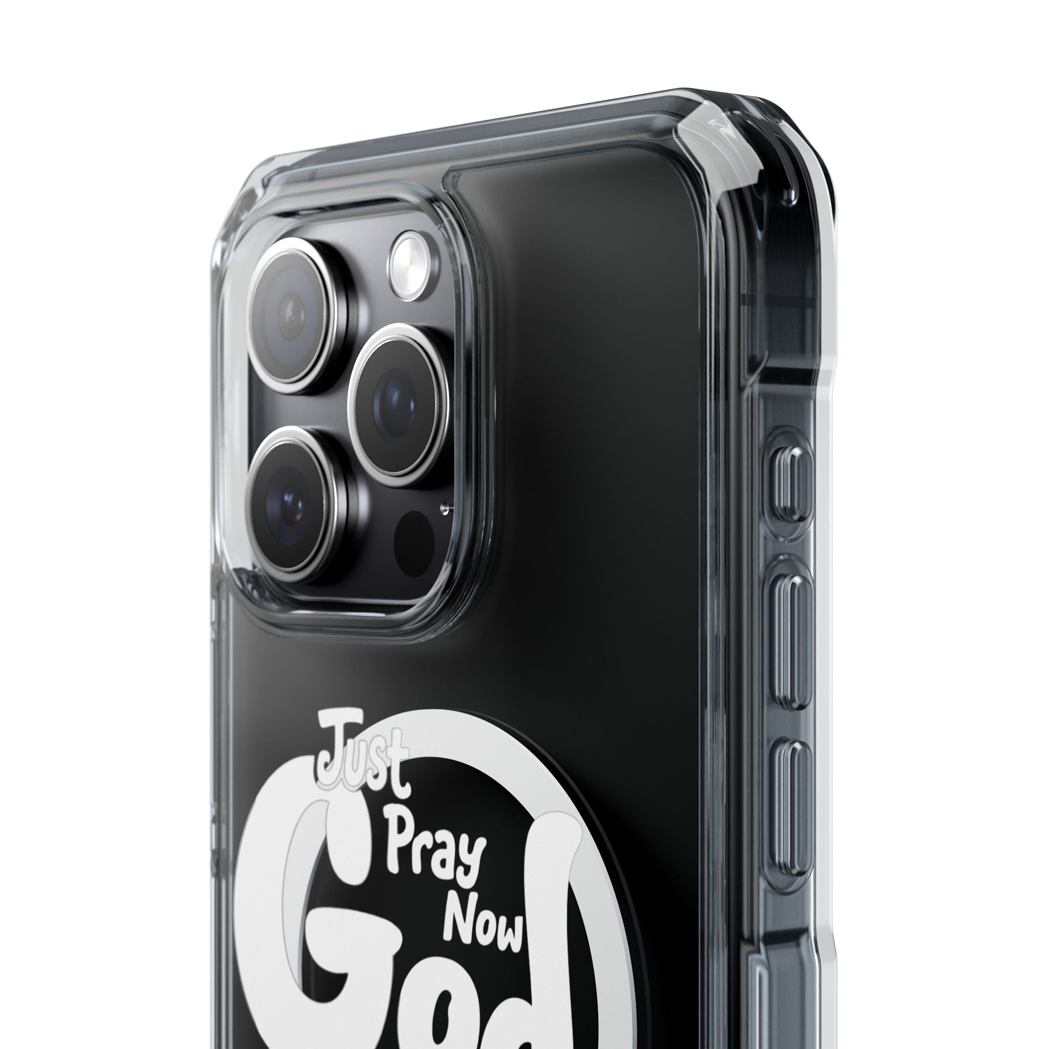 “Just Pray Now, God Got You” Clear Magnetic Impact Case
