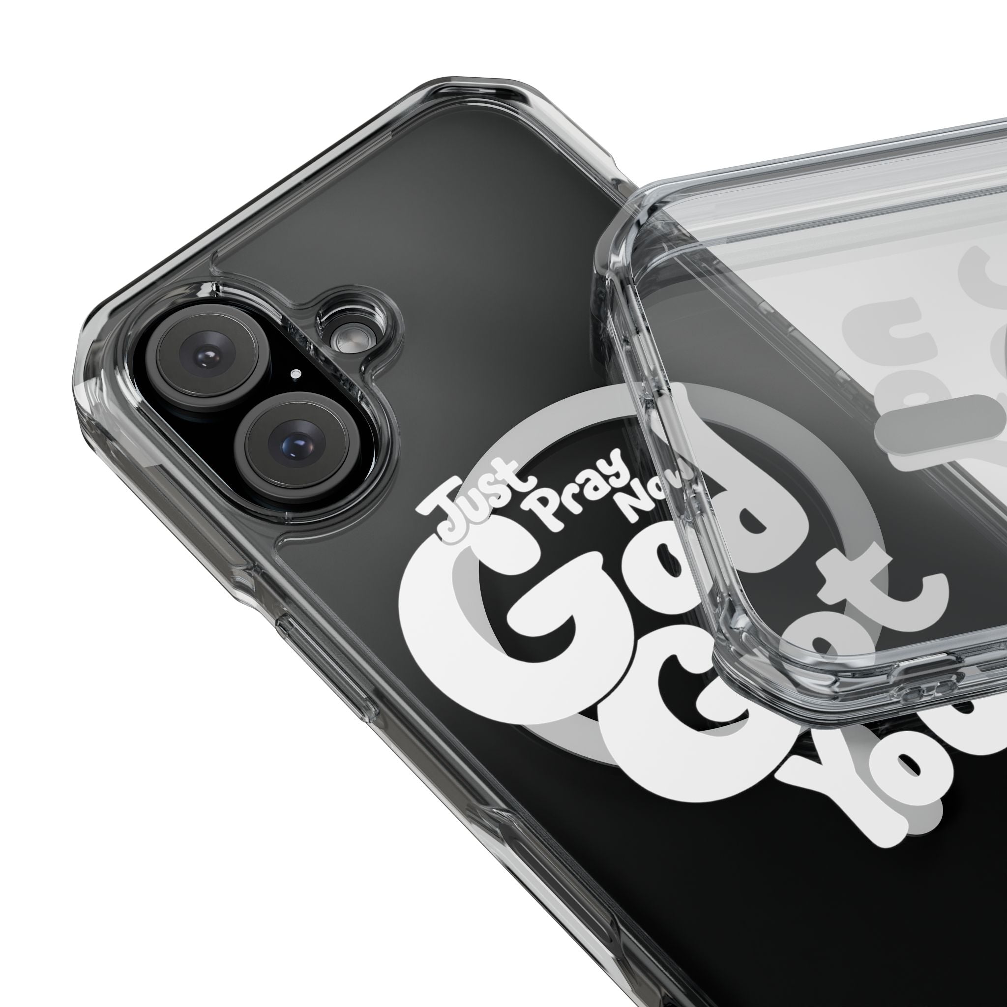 “Just Pray Now, God Got You” Clear Magnetic Impact Case