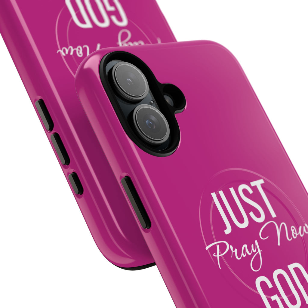 "Just Pray Now God Got You" Tough Magnetic Protective Case