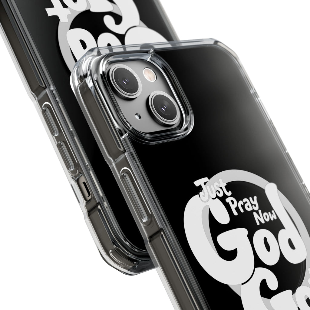 “Just Pray Now, God Got You” Clear Magnetic Impact Case