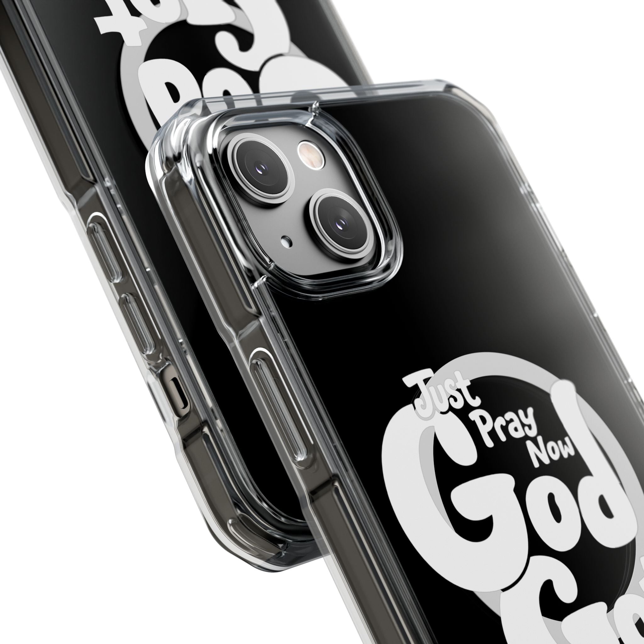 “Just Pray Now, God Got You” Clear Magnetic Impact Case