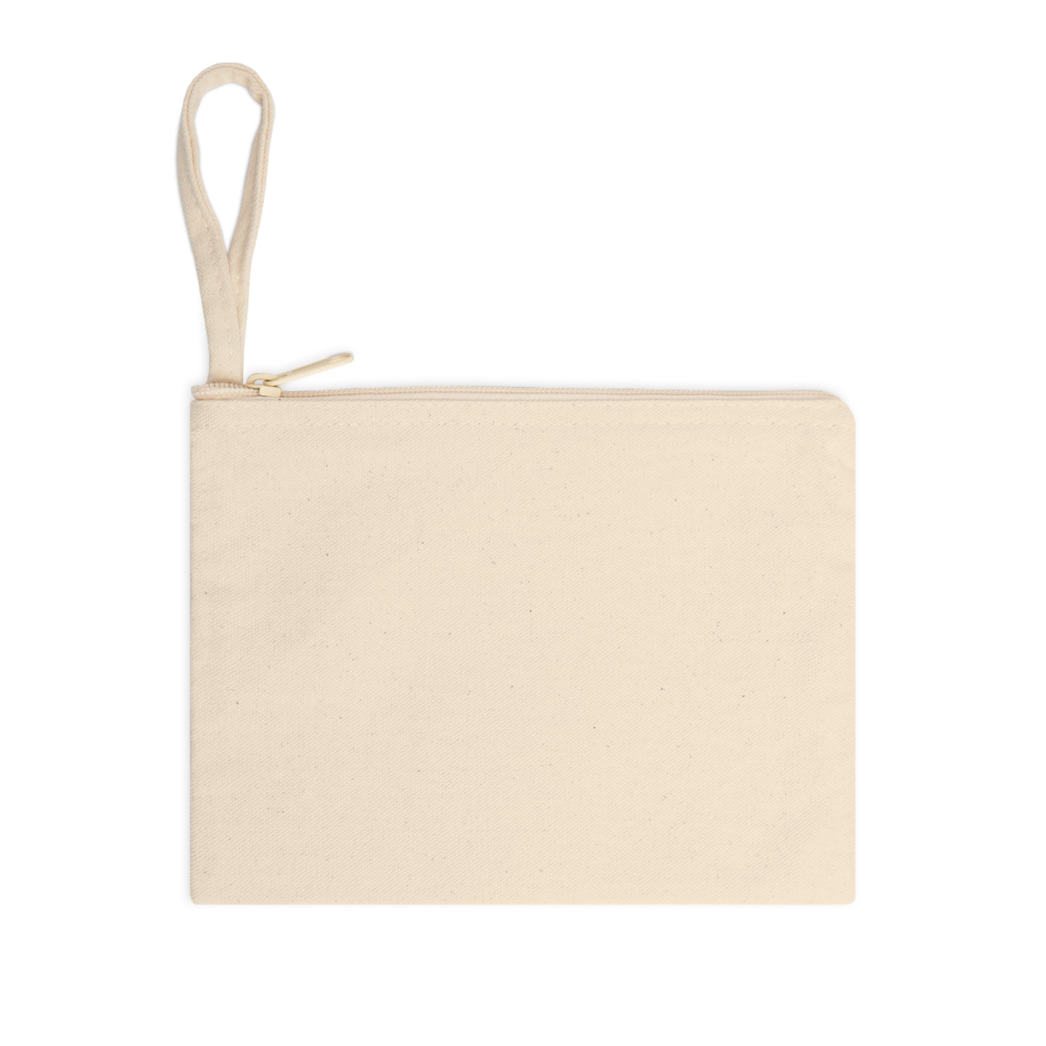 Canvas Zipper Pouch “Just Pray Now God Got You” Inspirational Accessory Pouch