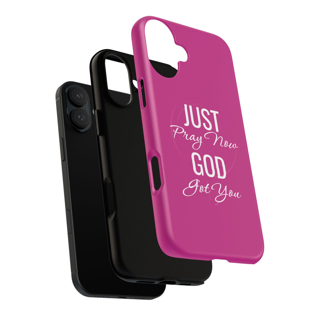 "Just Pray Now God Got You" Tough Magnetic Protective Case