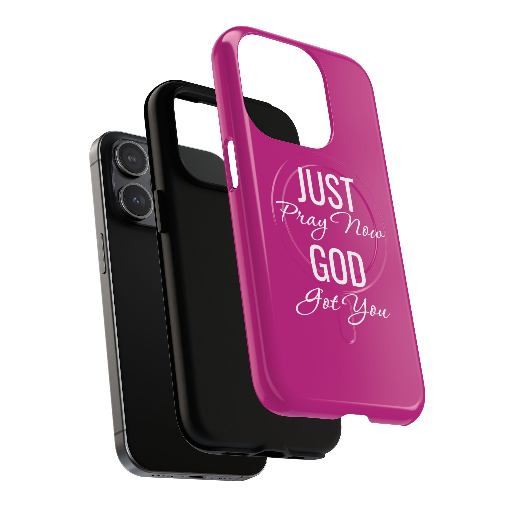 "Just Pray Now God Got You" Tough Magnetic Protective Case