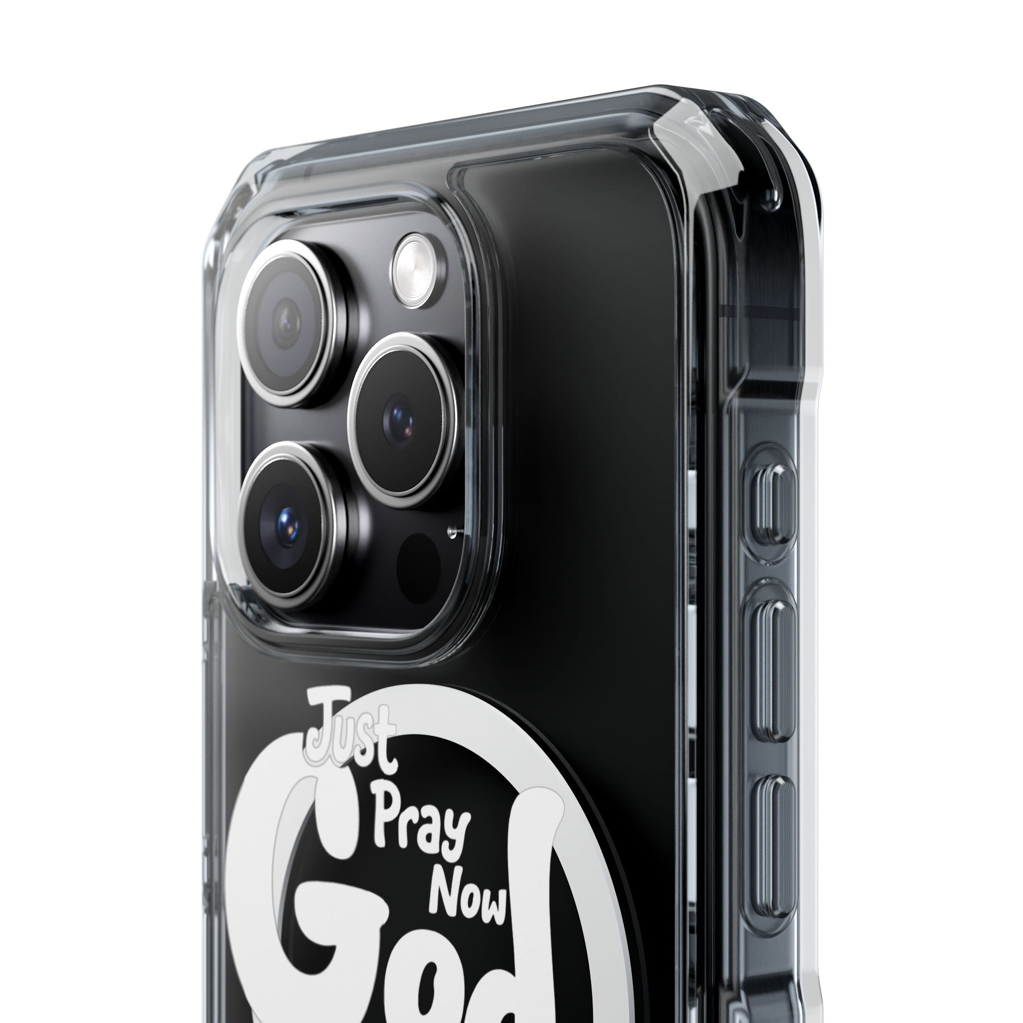 “Just Pray Now, God Got You” Clear Magnetic Impact Case