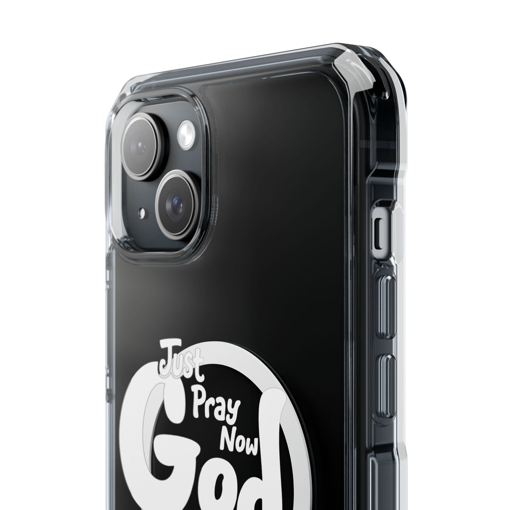“Just Pray Now, God Got You” Clear Magnetic Impact Case