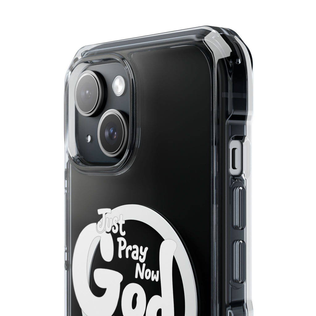 “Just Pray Now, God Got You” Clear Magnetic Impact Case