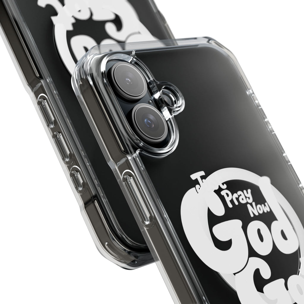 “Just Pray Now, God Got You” Clear Magnetic Impact Case