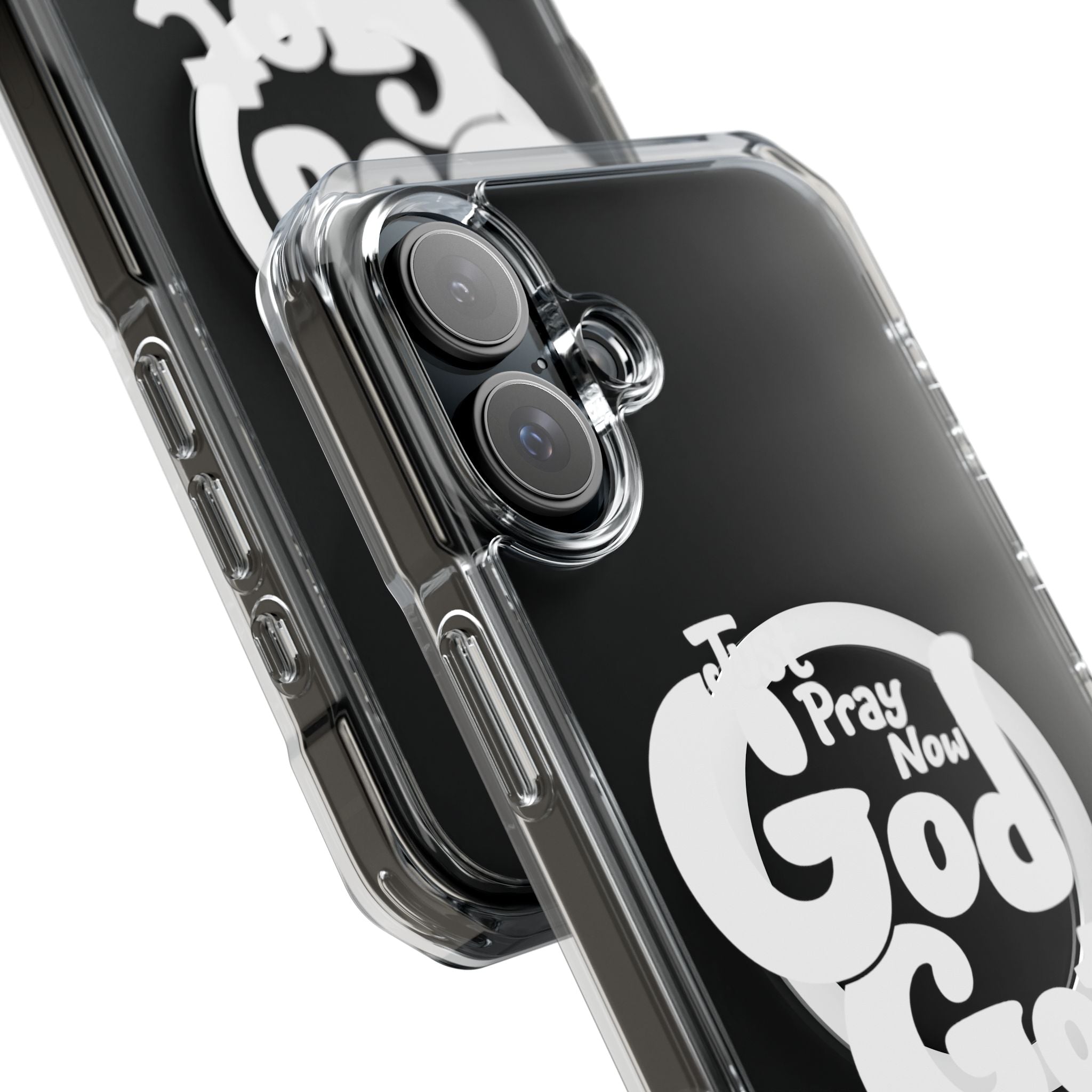 “Just Pray Now, God Got You” Clear Magnetic Impact Case