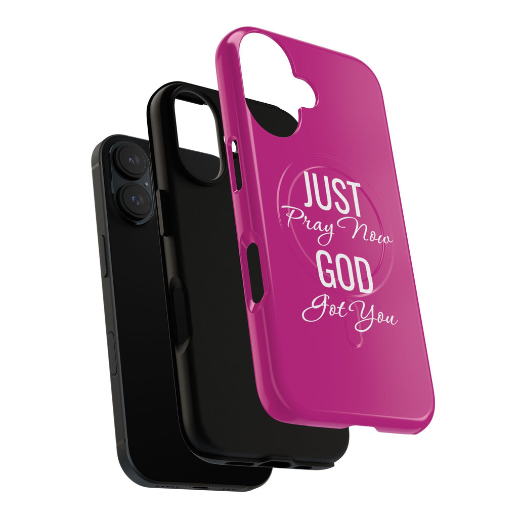 "Just Pray Now God Got You" Tough Magnetic Protective Case